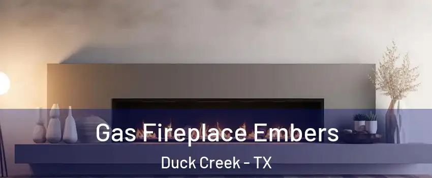 Gas Fireplace Embers Duck Creek - TX