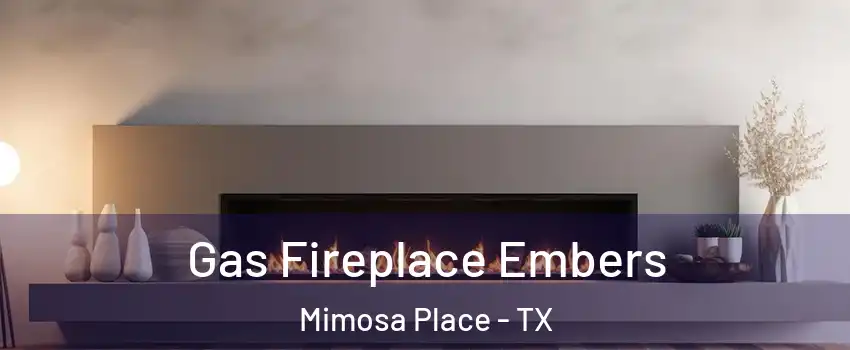 Gas Fireplace Embers Mimosa Place - TX