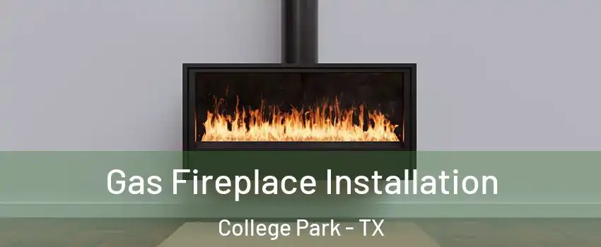 Gas Fireplace Installation College Park - TX