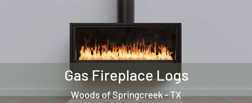 Gas Fireplace Logs Woods of Springcreek - TX