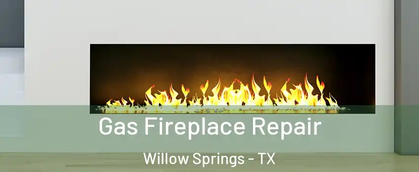 Gas Fireplace Repair Willow Springs - TX