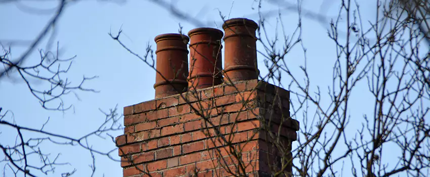 Chimney Crown Installation For Brick Chimney in Brick Row Townhomes, Texas