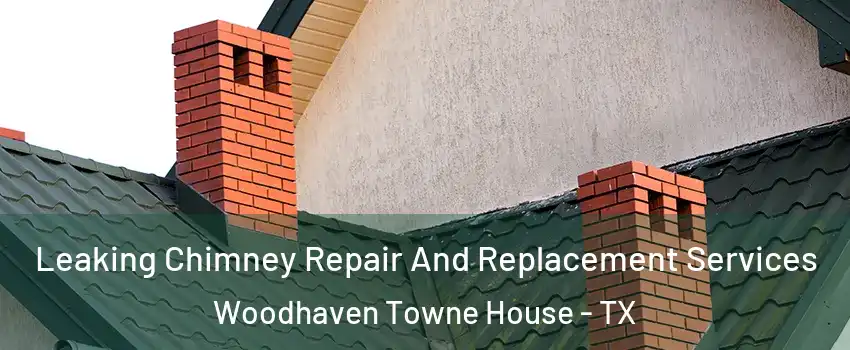 Leaking Chimney Repair And Replacement Services Woodhaven Towne House - TX