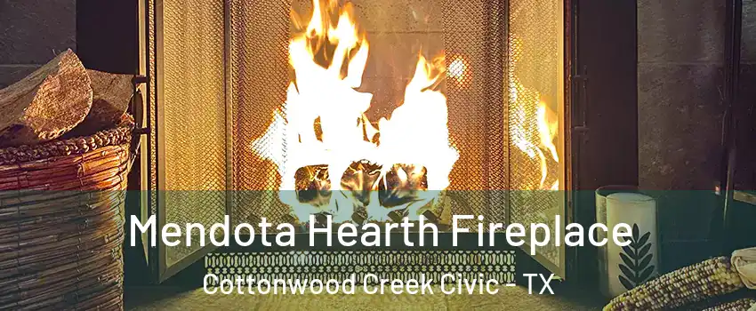 Mendota Hearth Fireplace Cottonwood Creek Civic - TX