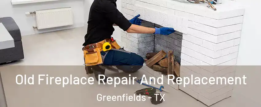 Old Fireplace Repair And Replacement Greenfields - TX