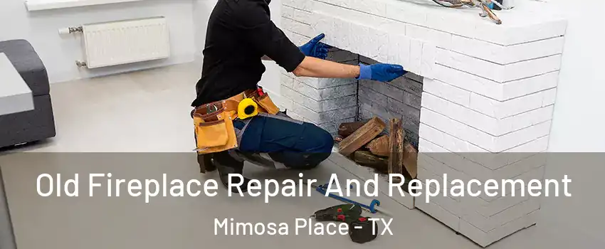 Old Fireplace Repair And Replacement Mimosa Place - TX