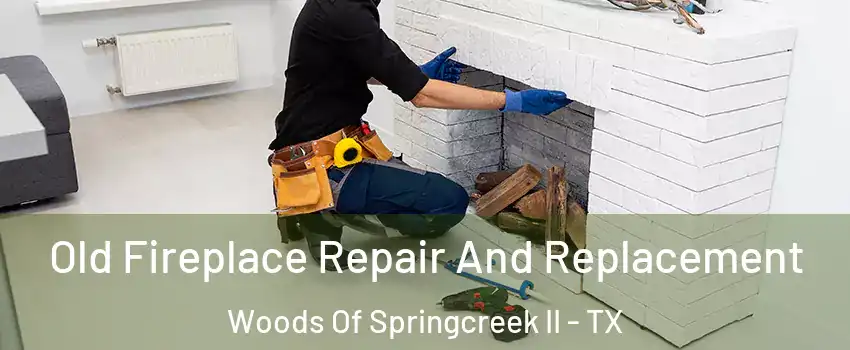 Old Fireplace Repair And Replacement Woods Of Springcreek II - TX