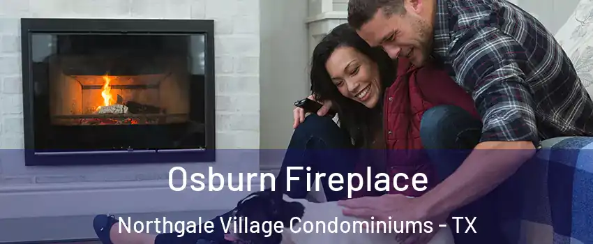 Osburn Fireplace Northgale Village Condominiums - TX