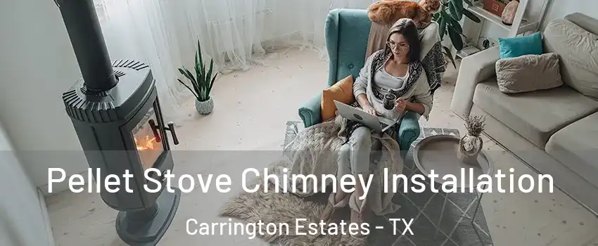 Pellet Stove Chimney Installation Carrington Estates - TX