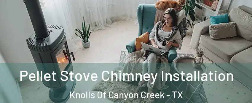 Pellet Stove Chimney Installation Knolls Of Canyon Creek - TX