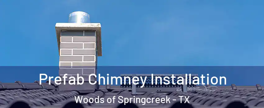Prefab Chimney Installation Woods of Springcreek - TX