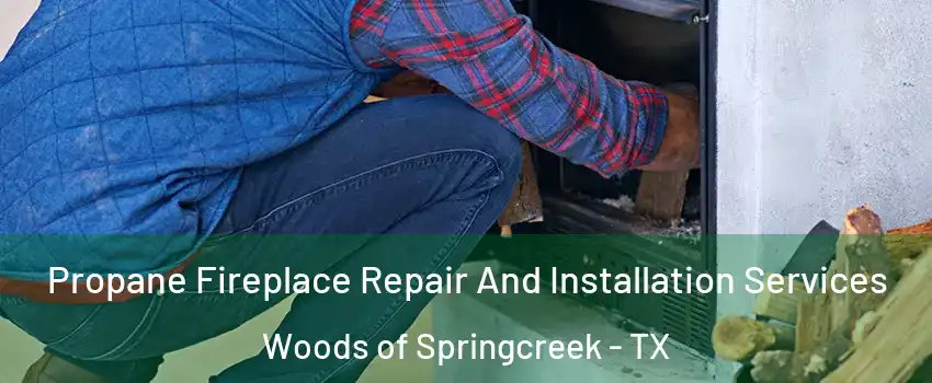 Propane Fireplace Repair And Installation Services Woods of Springcreek - TX