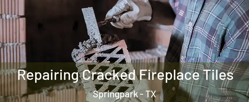 Repairing Cracked Fireplace Tiles Springpark - TX