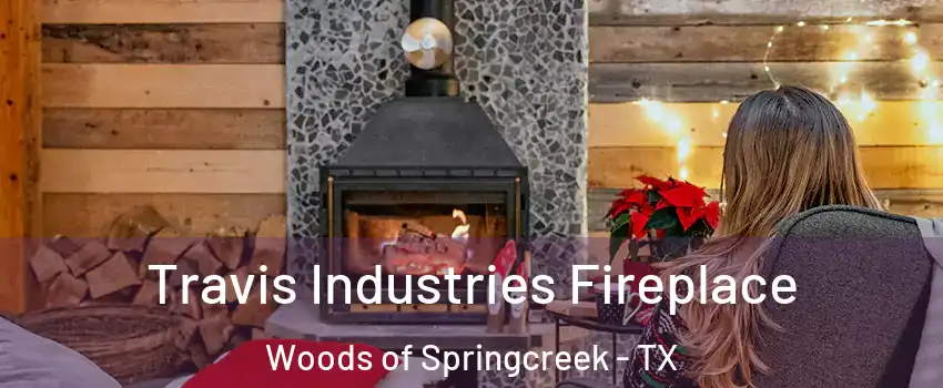 Travis Industries Fireplace Woods of Springcreek - TX