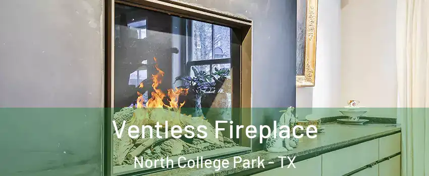 Ventless Fireplace North College Park - TX