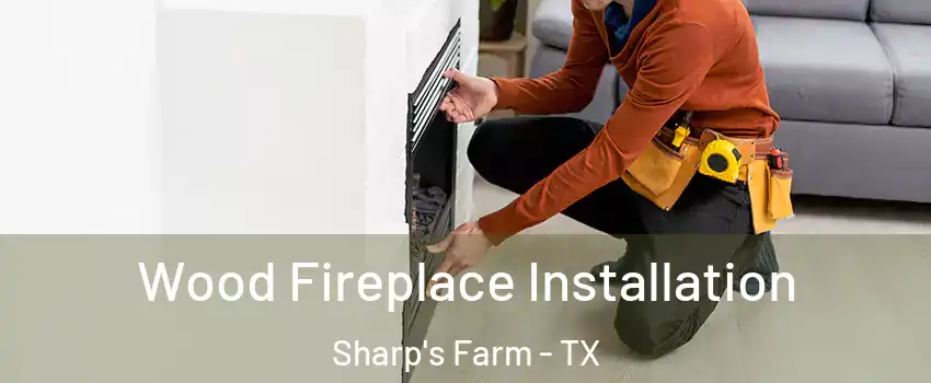 Wood Fireplace Installation Sharp's Farm - TX